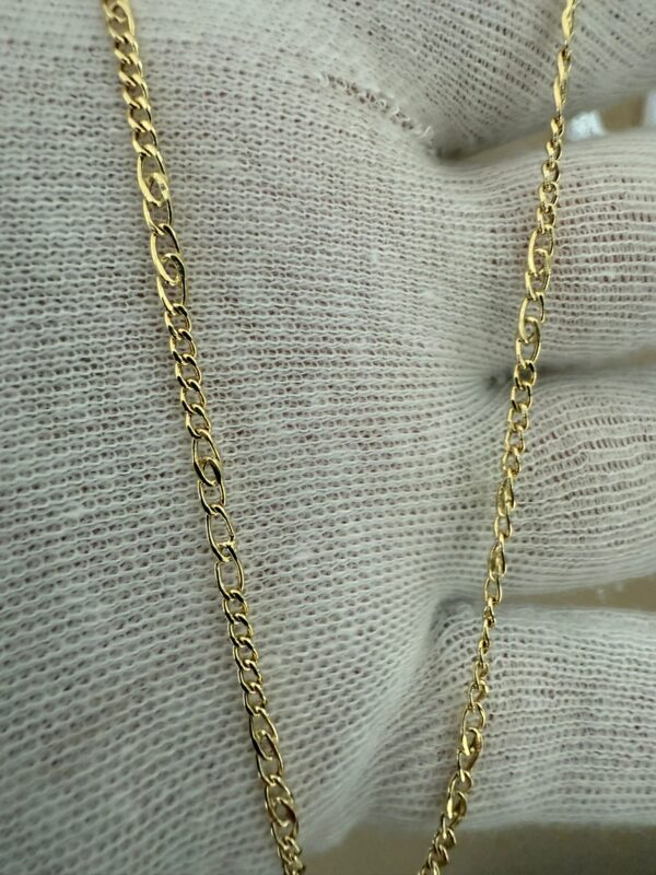 Collana Con Ciondolo Cristo in Oro 18kt - immagine 4